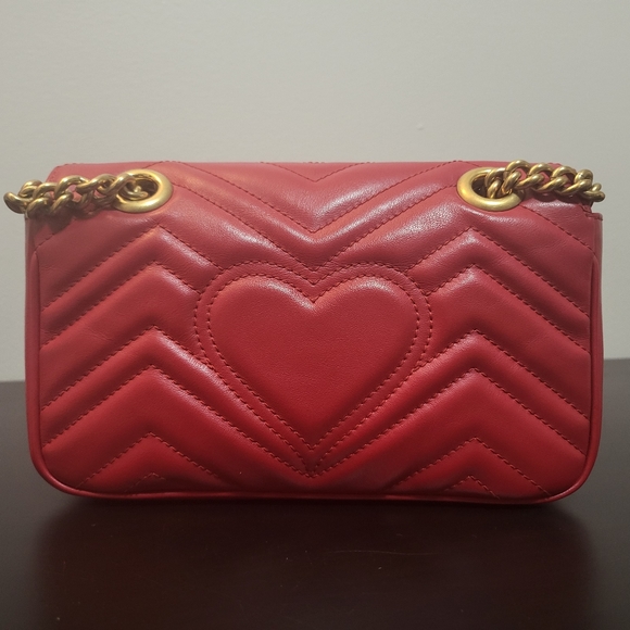 *SOLD*GG Marmont matelassé mini bag - Picture 5 of 13
